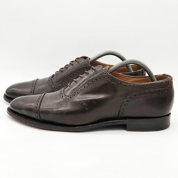  트리커즈 해밀턴 옥스포드 슈즈 다크 브라운 (9 1/2) 