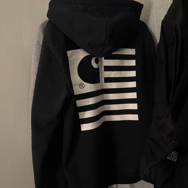 칼하트WIP 성조기 스테이트 플래그 후드티s