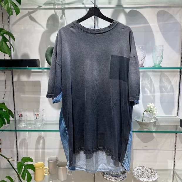 캐피탈 denim cut tee