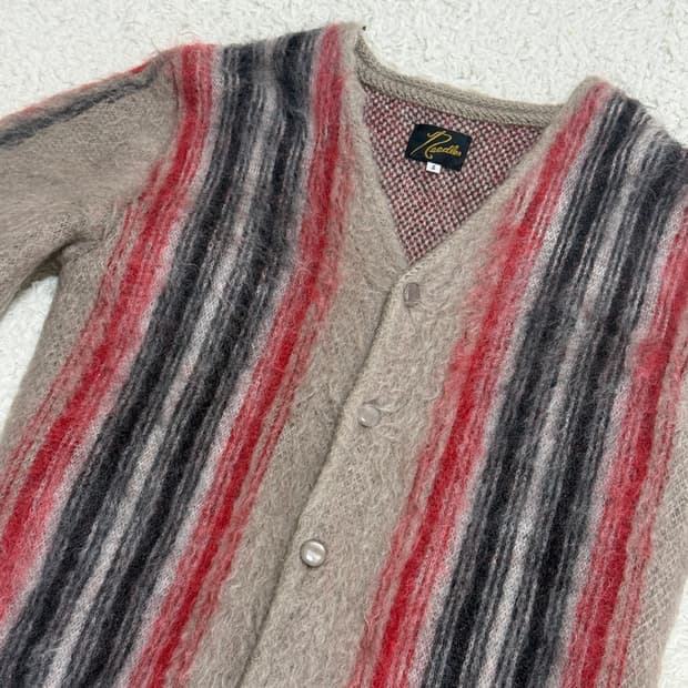 니들스 모헤어 치마요 패턴 가디건