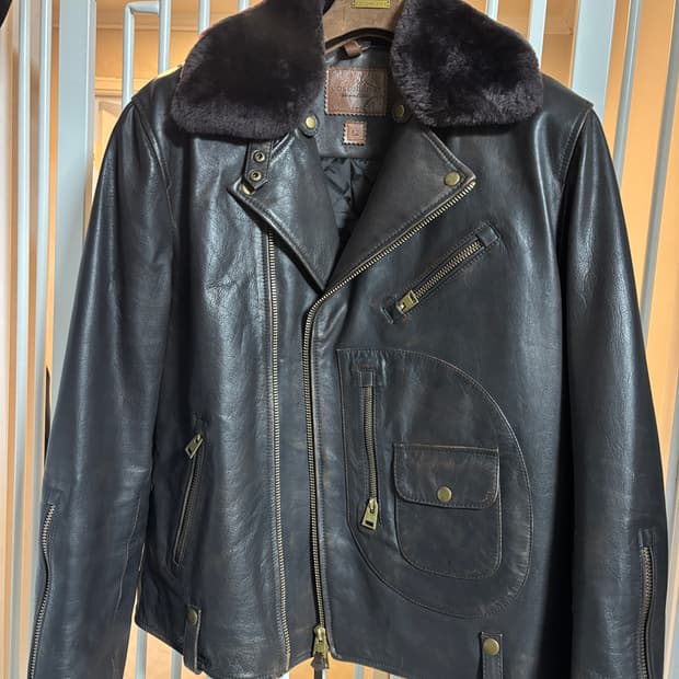 Coloniaire 램스킨 라이더자켓