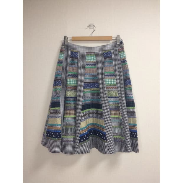 Ne-net 네넷냐 믹스 패치워크 스커트