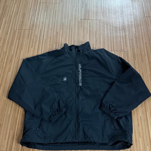 슈프림 콘트라스트 집 트랙 자켓 블랙  25ss (xl)