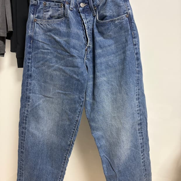 비헤비어 522C SELVEDGE DENIM PANTS 워시드블루 2