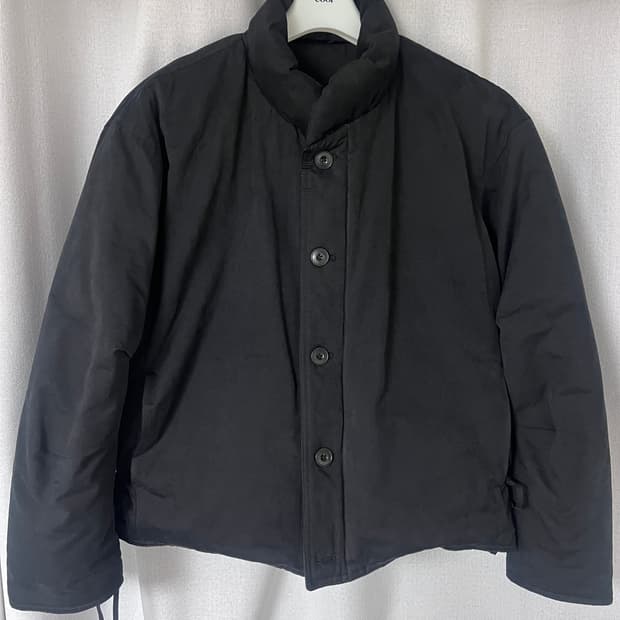 쿠어 플랙 구스다운 점퍼 블랙 S