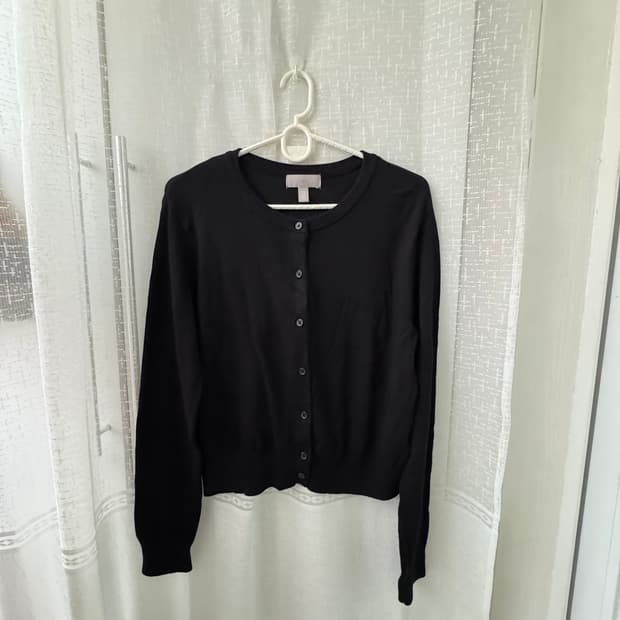 H&M 블랙 가디건 M