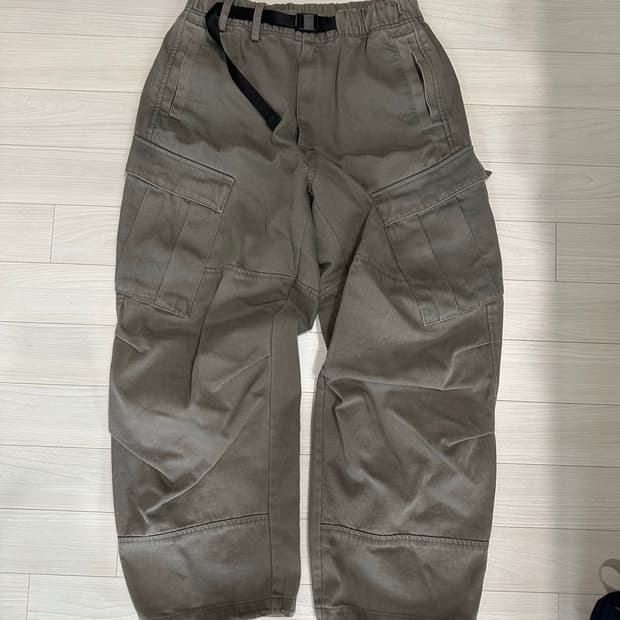 [1] 해칭룸 밀팬츠 워시드 세이지 그린
