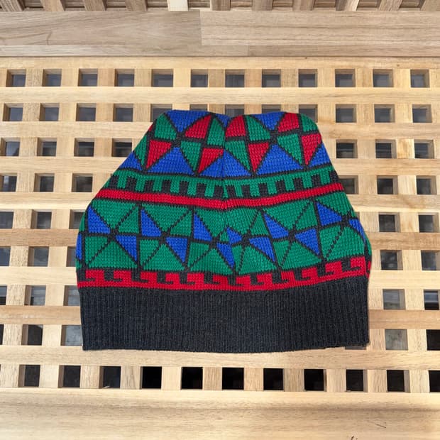 빈티지 핸드메이드 니트 비니