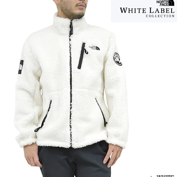 노스페이스 화이트라벨 리모 플리스 자켓 화이트 XL