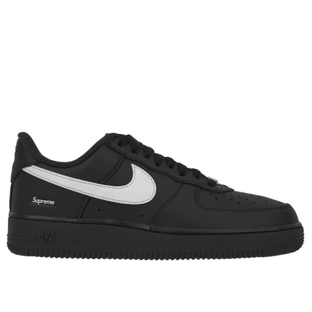 나이키 슈프림 에어포스1 로우 블랙 285