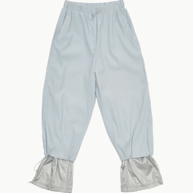 Mens Drawstring Layered Pants