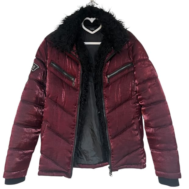 TRAVAS punk fur down jacket