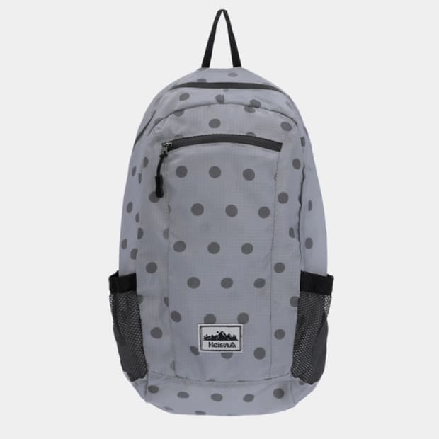 하이산 도트 백팩 차콜