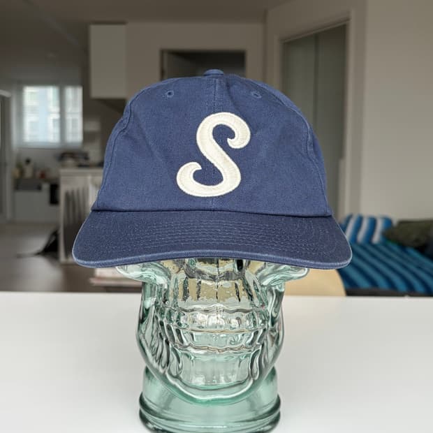 Stussy 스투시 아카이브 S 로고 6패널 네이비 볼캡