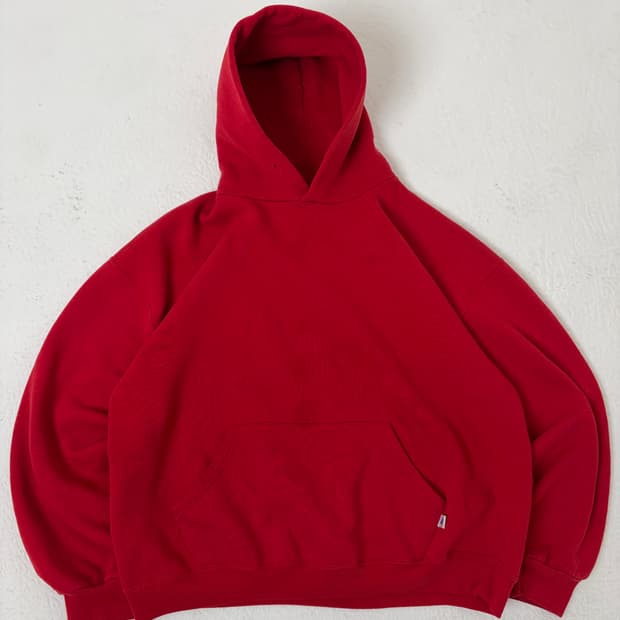 90s Russell Hoodie (red)