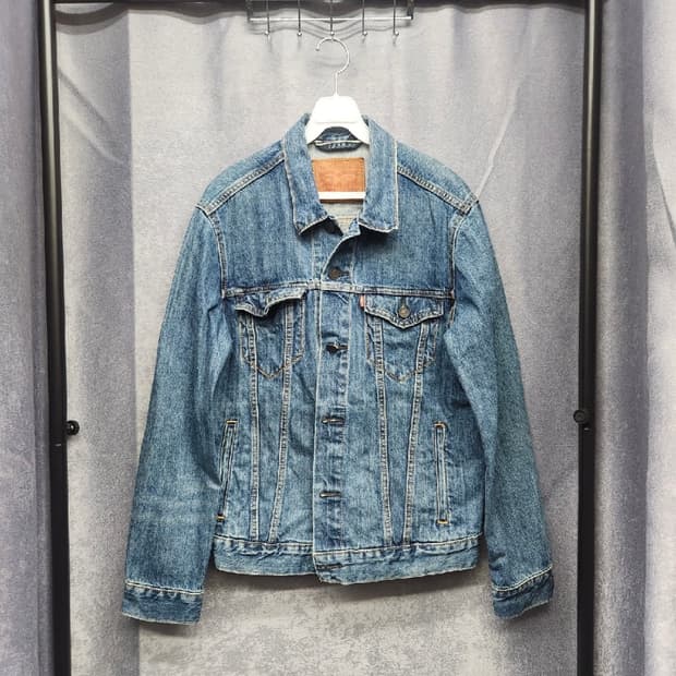 리바이스 데님 청자켓 M