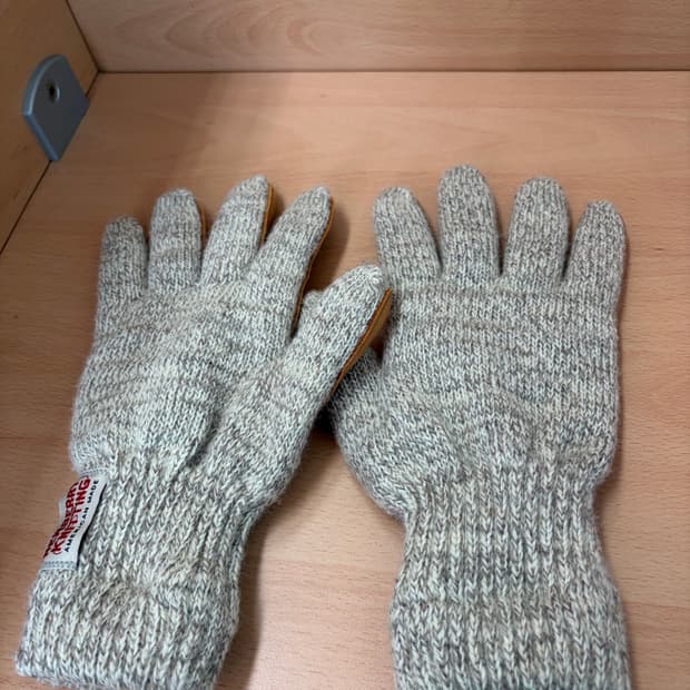 뉴베리니팅 사슴가죽 장갑 오트밀 ml