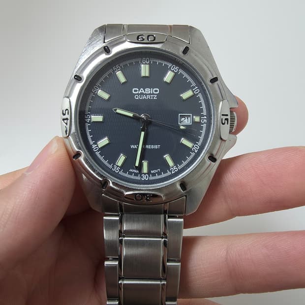 00년대 빈티지 Casio 시계 MTP-1244