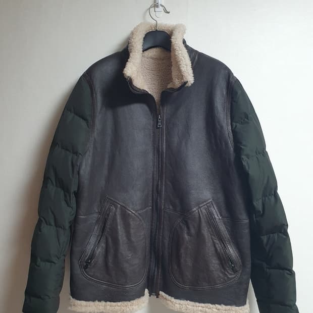 택포가 까스텔바작 양가죽 구스다운 패딩 105  