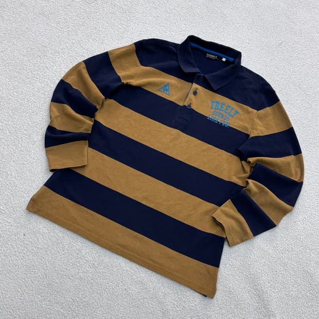 L 르꼬끄 스트라이트 반집업 긴팔 0423E