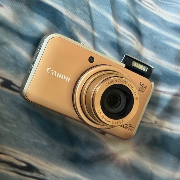 캐논 파워샷 sx210 골드 카메라📸💛