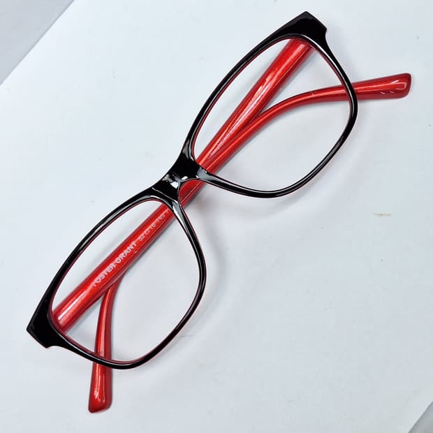 포스터그랜트 ns1022 kinley red 레드 스퀘어 뿔테 안경테