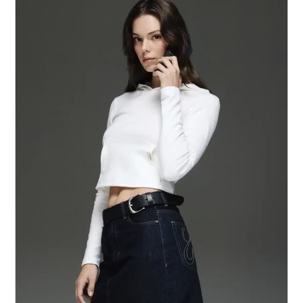 글로니 G COMFORT HOODIE (WHITE)