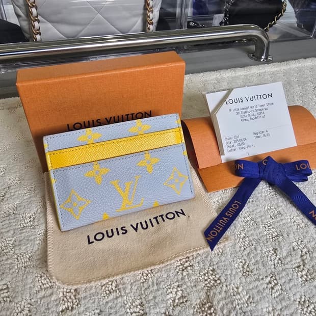 [중고/정품] 루이비통 더블 카드 홀더
