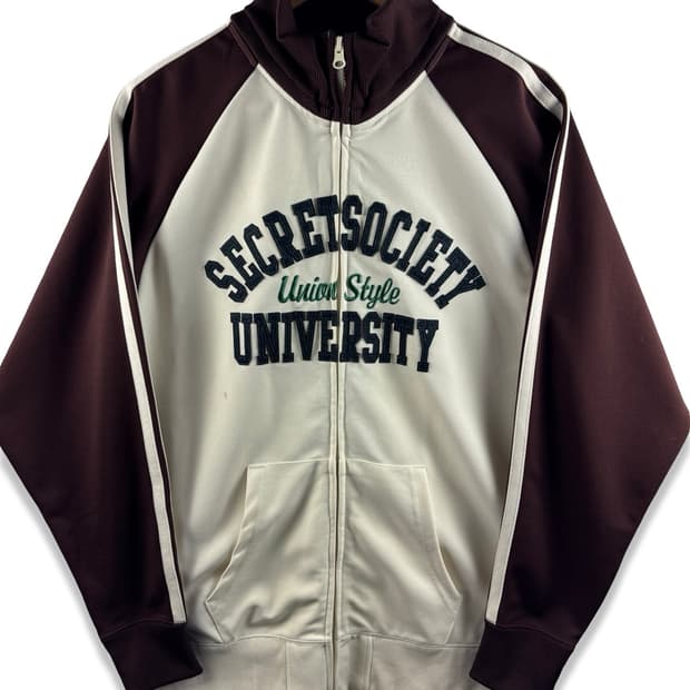 JPN 브라운 나그랑 아치로고 트랙져지2568