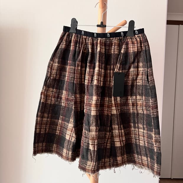 R13 체크 스커트 25fw