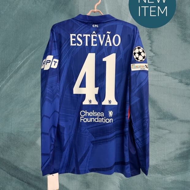 첼시25/26 긴팔 챔스 나이키정품 오피셜 풀패치 