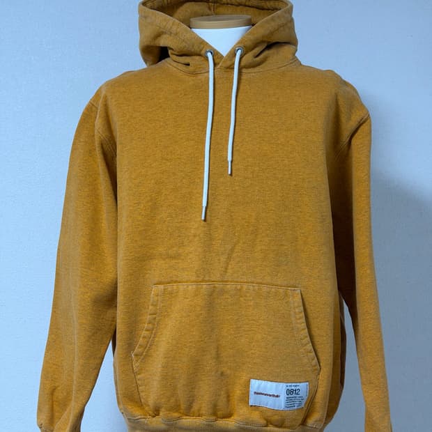 디스이즈네버댓 Overdyed Thermal Hoodie Orange