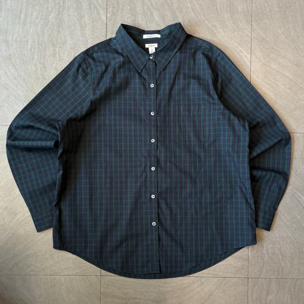 L.L.bean 정품 엘엘빈 체크 긴팔 셔츠