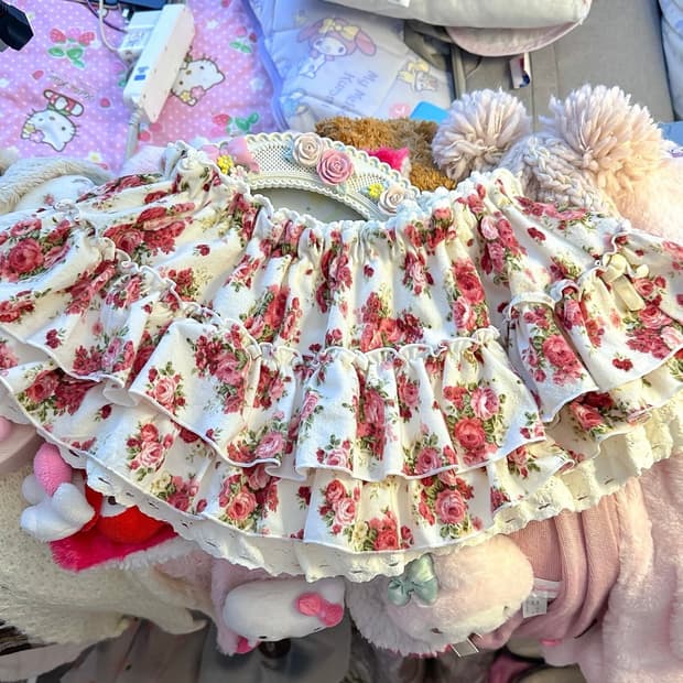 리즈리사 핀터깔 플로럴 큐롯