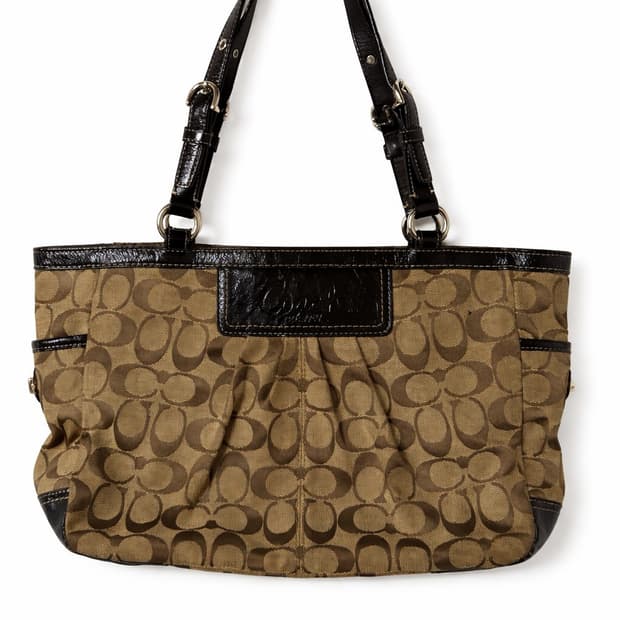 코치 시그니처 숄더백 브라운 숄더백 토트백