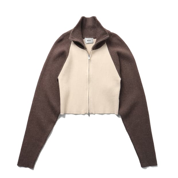 WHO'S WHO gallery Raglan Zip Knit