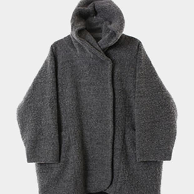 studio CLIP 코트 울코트 후드코트