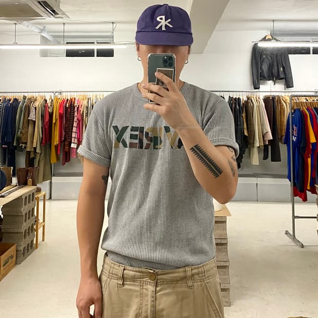 AVIREX waffle t-shirts 아비렉스 와플 니트 티셔츠