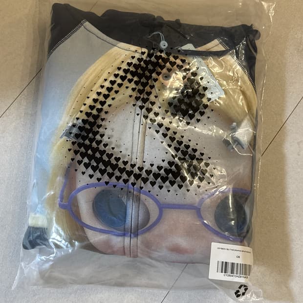 코이세이오X브라이스 콜라보 프린팅 후드집업 네이비