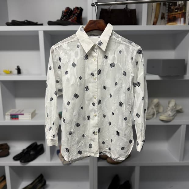 bellelle 씨스루 셔츠