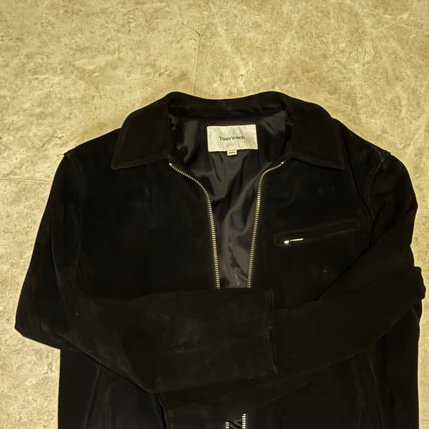 토니웩 스웨이드 자켓 블랙 [XL]