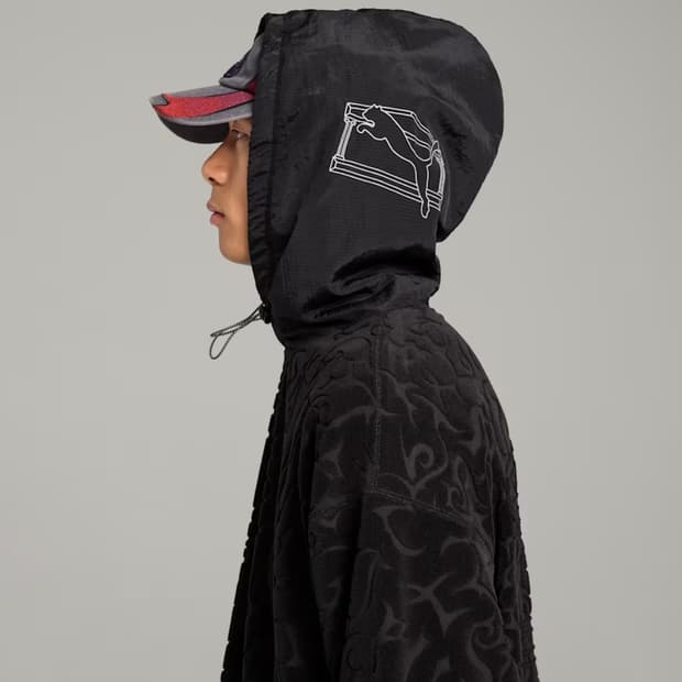 S) 푸마 x 에리즈 후드 맨투맨 스웻 후드티 푸마 블랙 aries