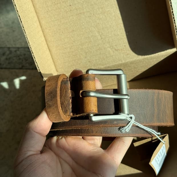 레드윙 헤리티지 벨트 32 카퍼 러프앤터프 새상품