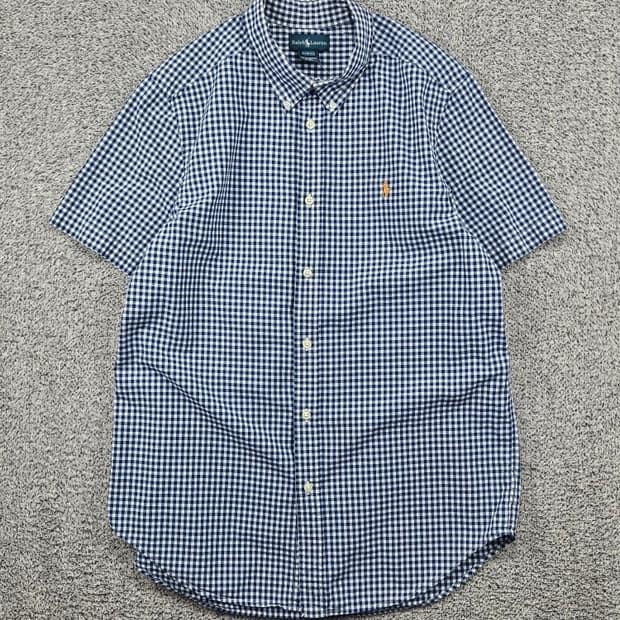 폴로랄프로렌 체크 반팔 셔츠 ( XL ) / 11856
