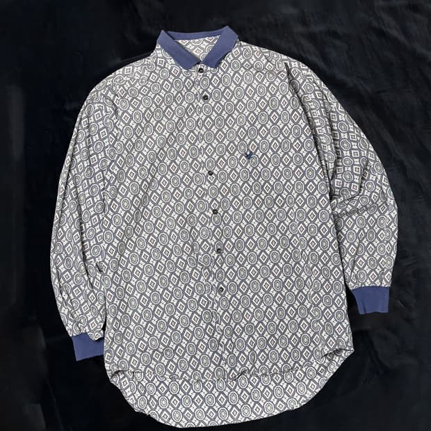 일본빈티지 Lyle & Scott 패턴 셔츠
