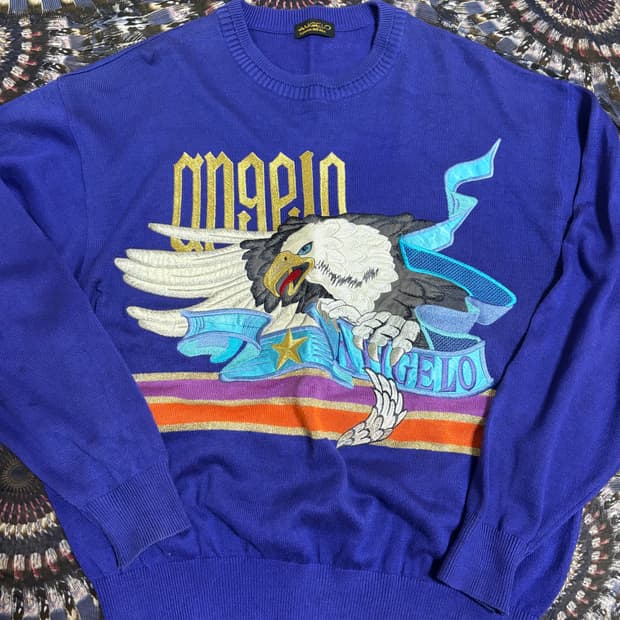 Vintage eagle knit