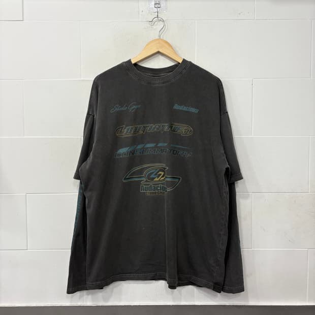 꼼파뇨 FEARLSS 레이어드 긴팔 티셔츠E