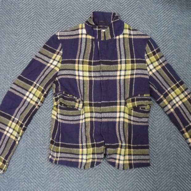 [comme des garçons] Robe de Chambre 울 자켓