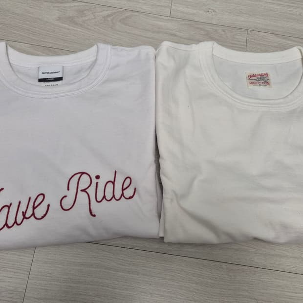 아웃스탠딩 티셔츠 XL 두개 일괄