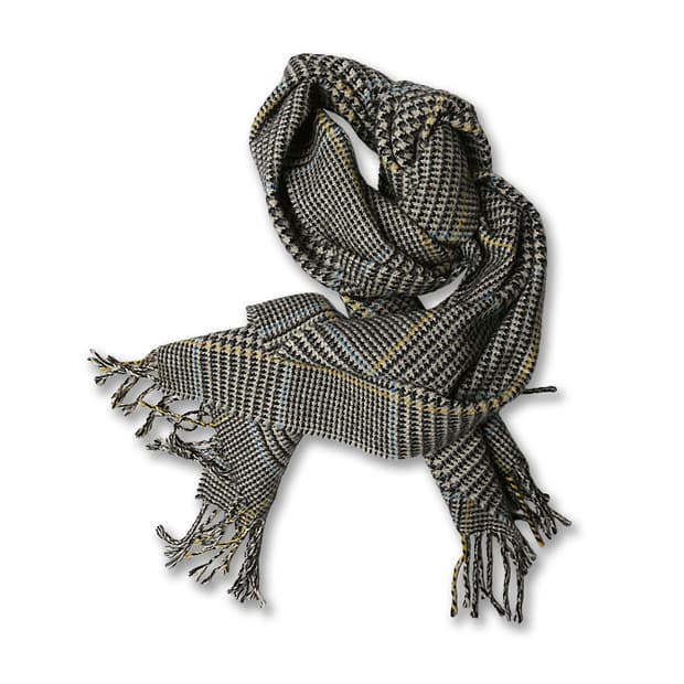 드레익스 [Drake's] 빈티지 클래식 체크 캐시미어 100 머플러